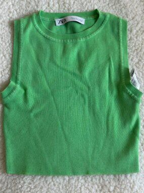 Zara Women's Green Vest